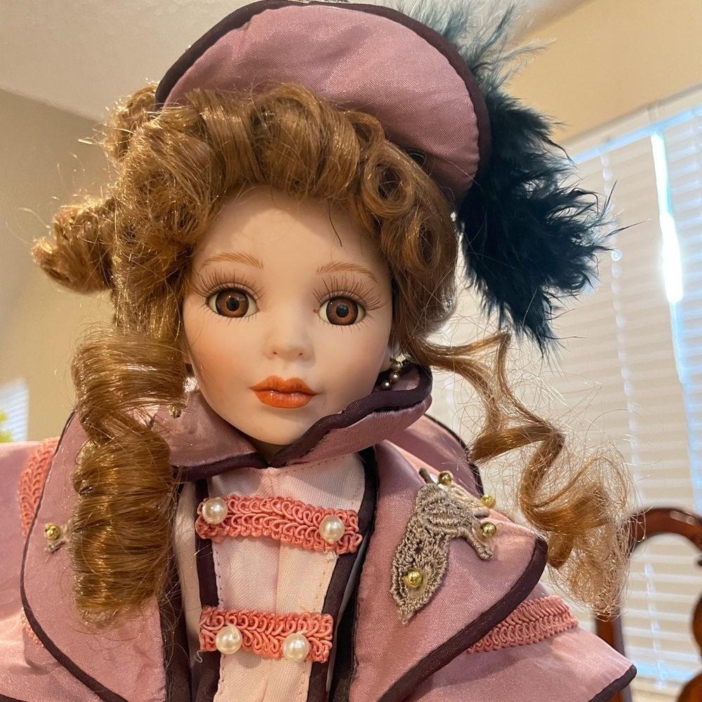 Large porcelain doll